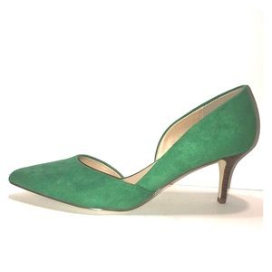 Green Kitten Heel